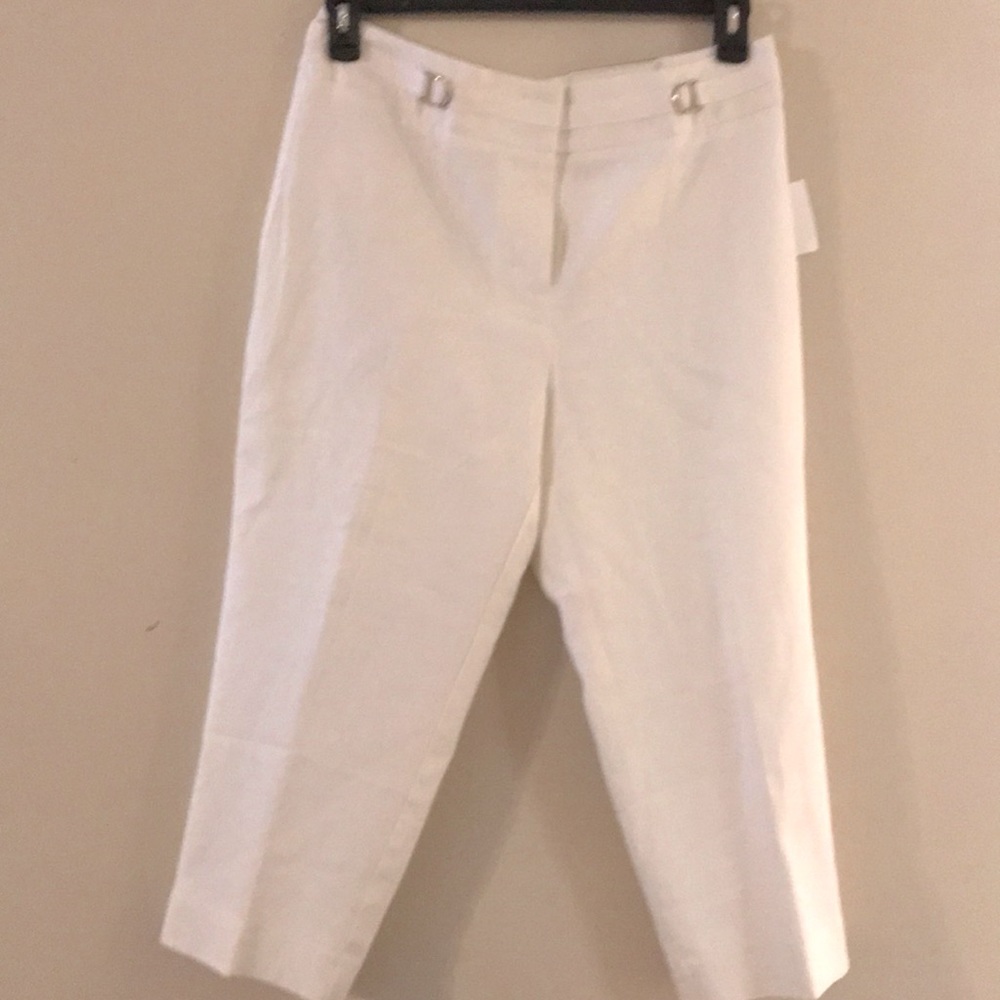 CATO Pant capris women size 10 off white